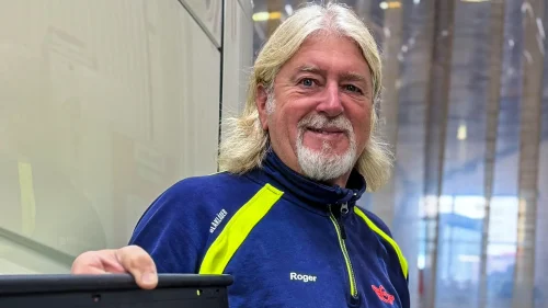 Roger Larsson är ansvarig för reservdelar